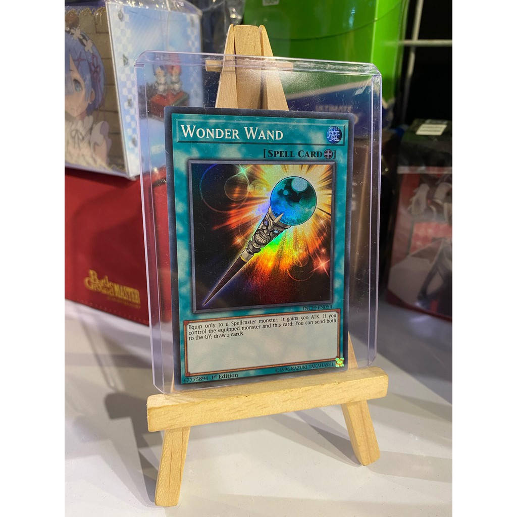 Lá bài thẻ bài Yugioh Wonder Wand – Super Rare - Tặng bọc bài nhựa bảo quản