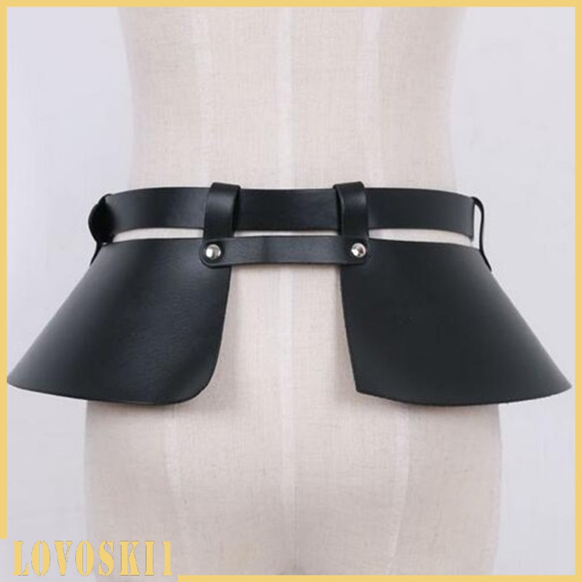 Women\'s Leather Body Harness Cage Adjustable Peplum Dress Waist Belt Skirts | BigBuy360 - bigbuy360.vn