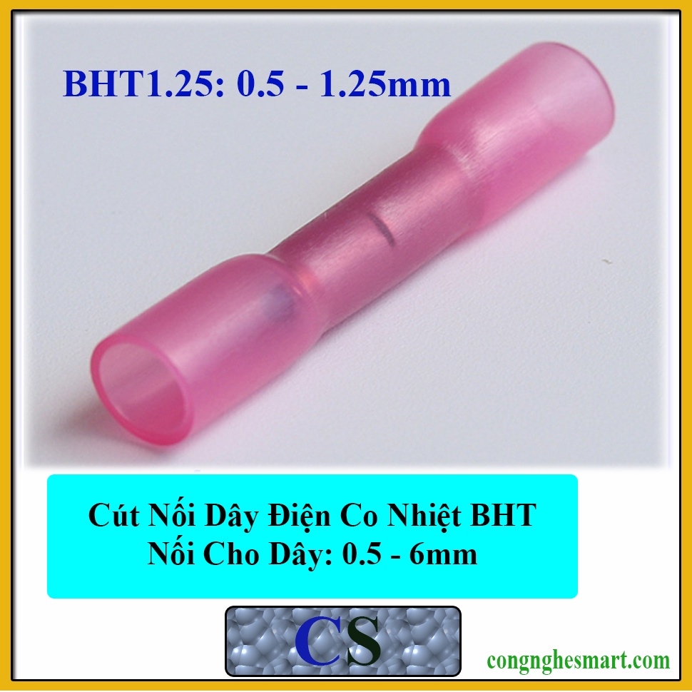1 Cút nối BHT - Cút nối dây điện co nhiệt, chống thấm nước dùng ngoài trời
