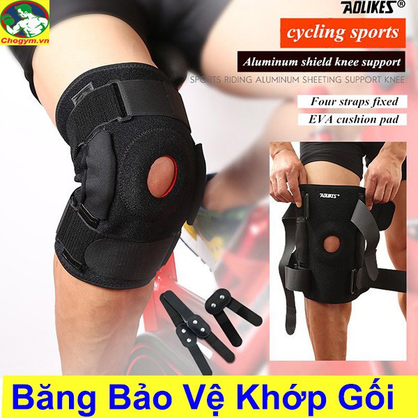 Băng Nẹp H5 Cải Tiến Bảo Vệ Khớp Gối Thể Thao Knee Pad Aolikes