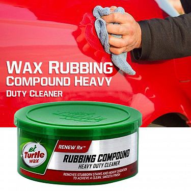 KEM XÓA XƯỚC VÀ LÀM BÓNG BỀ MẶT TURTLE WAX RUBBING HEAVY DUTY CLEANER 298G 01230
