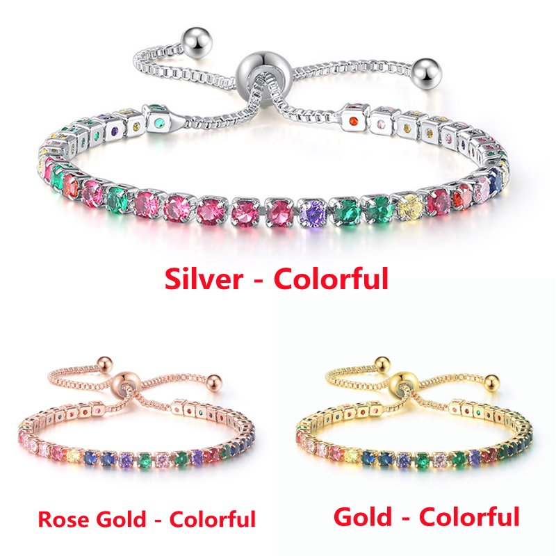 Vòng Tay Pandora Mạ Bạc 925 Đính Đá Zirconia Thời Trang Cho Nữ