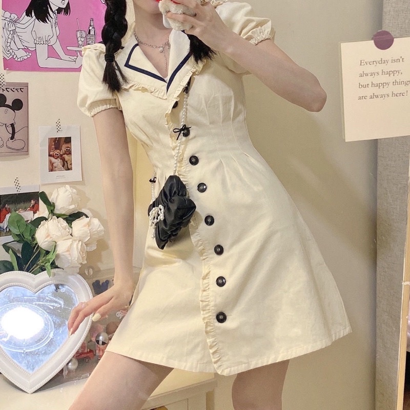 Váy Ulzzang Hải Quân Thời Trang Nữ 2021