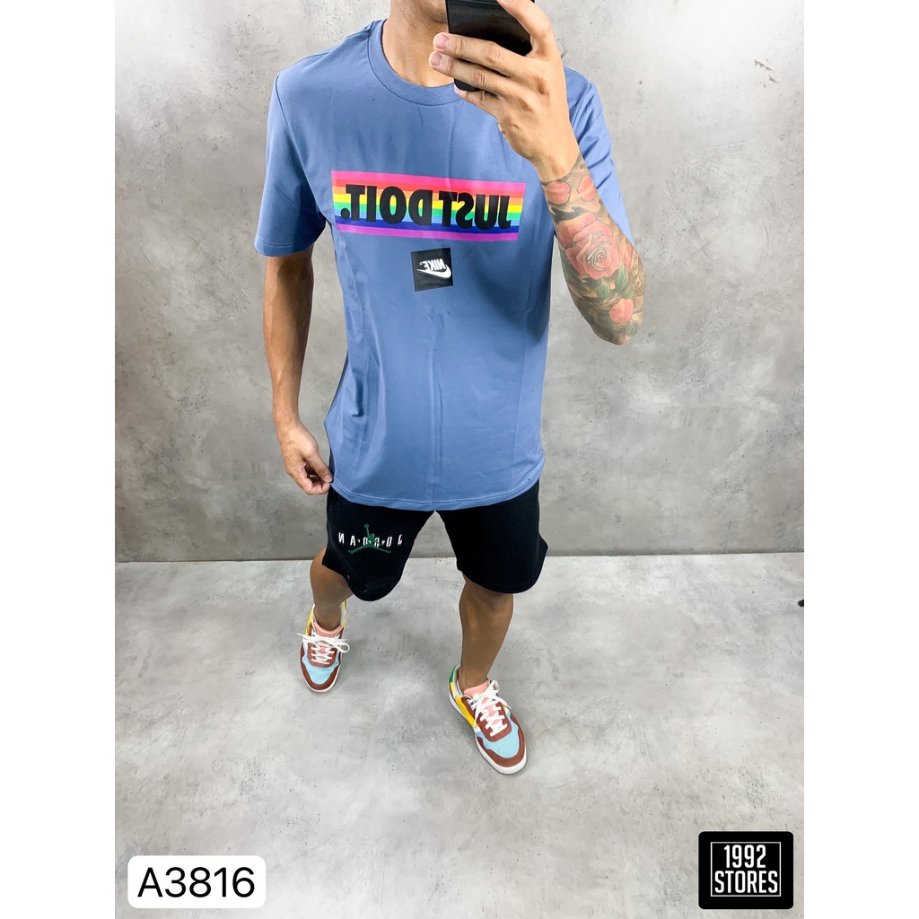 Áo Thun Thể Thao Nlke Just Do It  - Chất  100% cotton cao cấp - Ko xù sổ lông