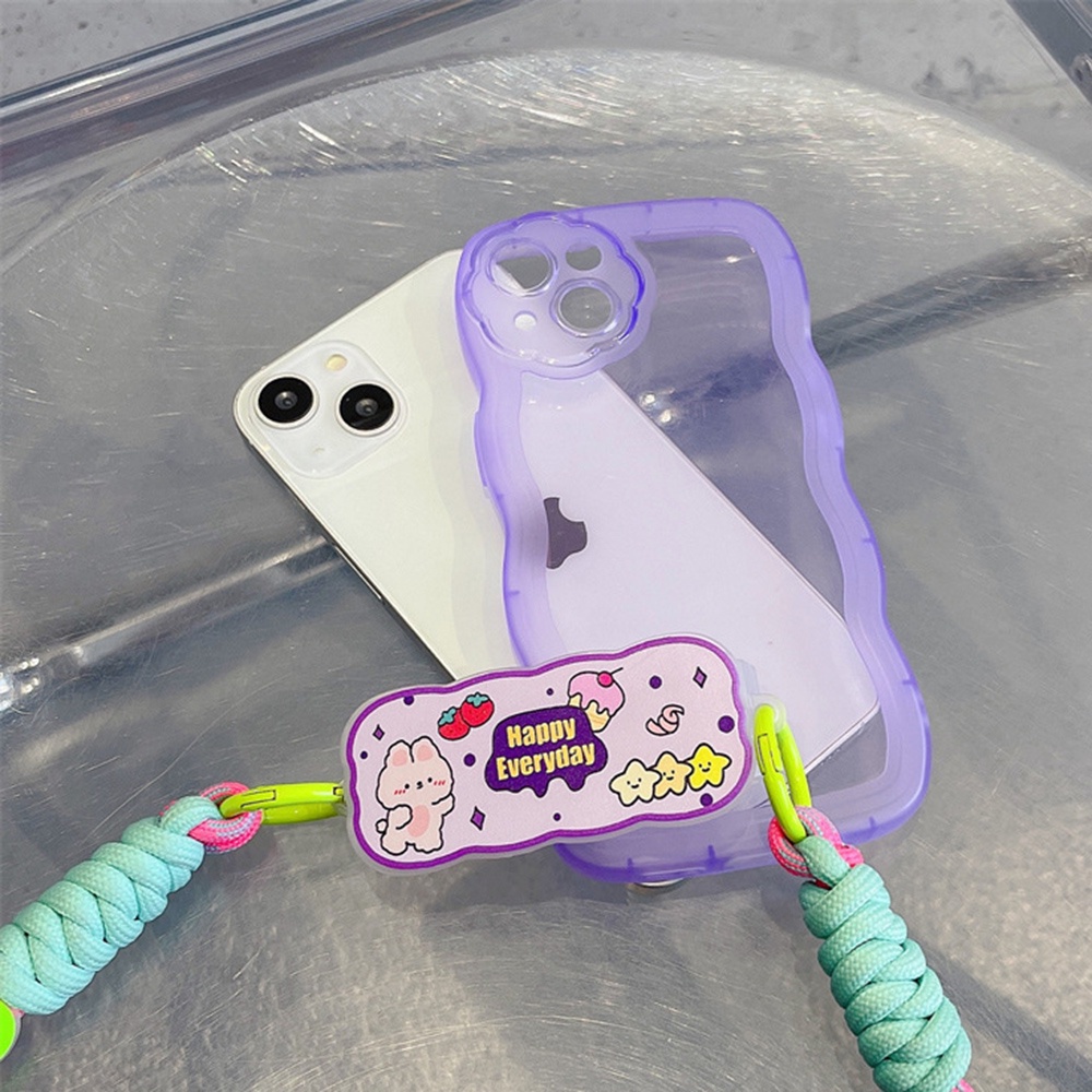 Dây Đeo Điện Thoại 110cm Kèm Kẹp Chống Thất Lạc Họa Tiết Hoạt Hình Kuromi Cinnamoroll Nhiều Màu Dễ Thương