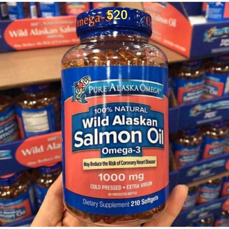 dầu cá hồi Alaska Saltmon Fish Oil