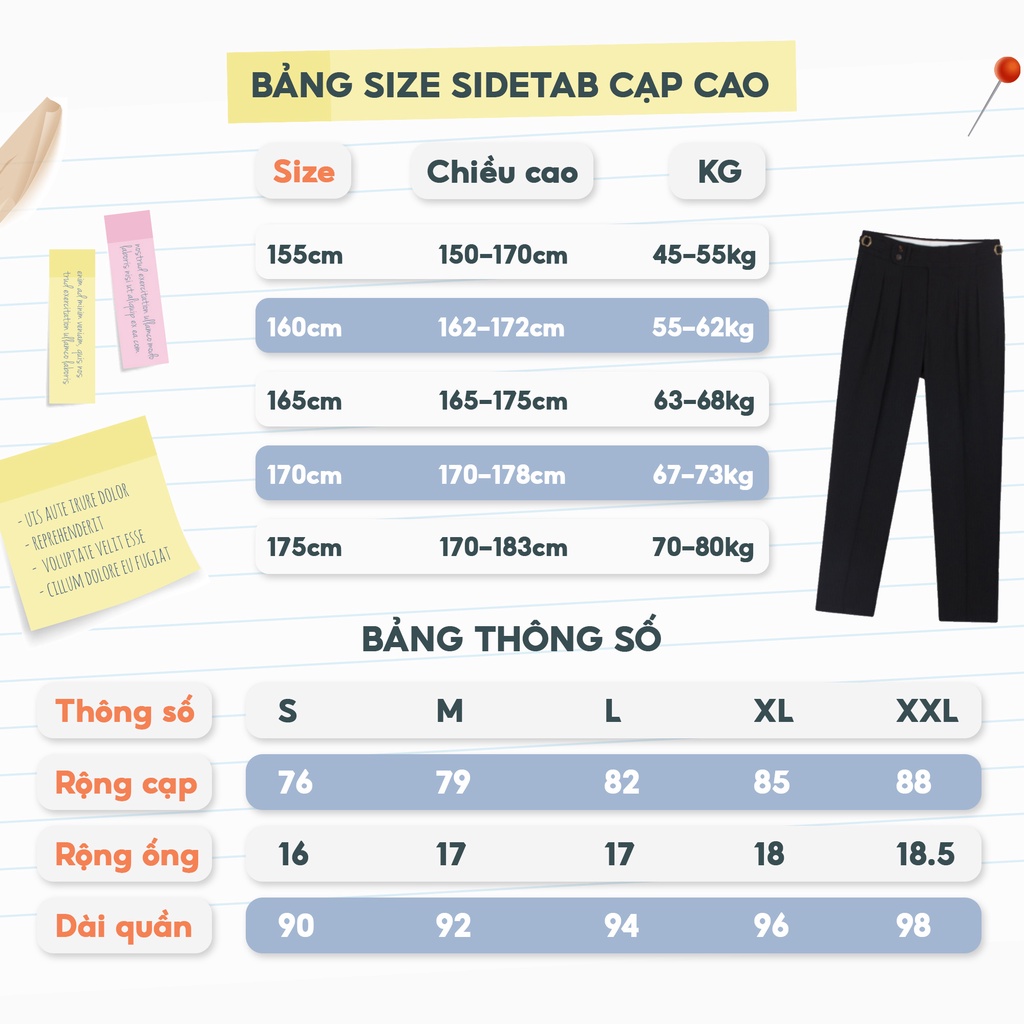 Quần baggy nam cạp cao Sidetab chất liệu co giãn cao cấp thương hiệu ELNIDO