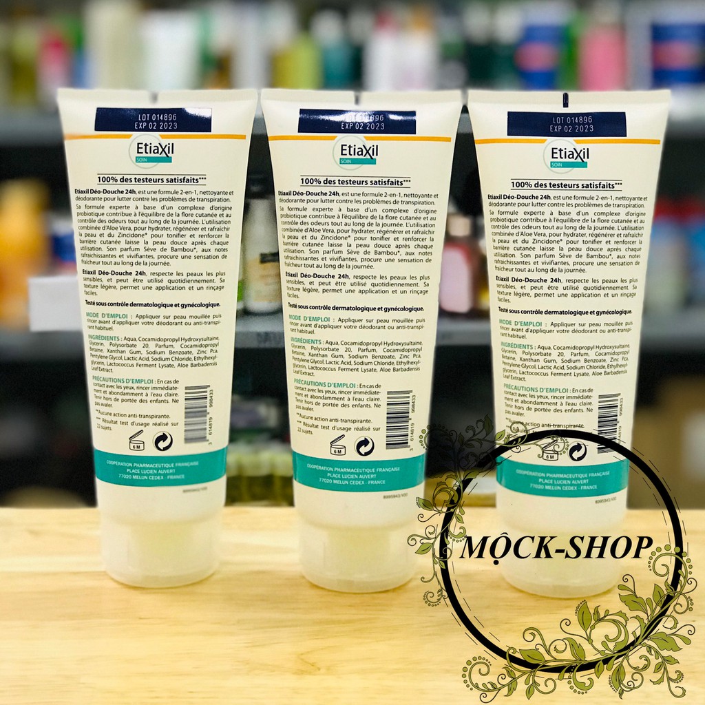 Gel Tắm Làm Sạch và Khử Mùi 2 in 1 Etiaxil Déo-Douche 24h 200ML | BigBuy360 - bigbuy360.vn