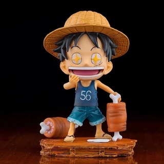 Mô hình One Piece - Luffy mê đùi heo