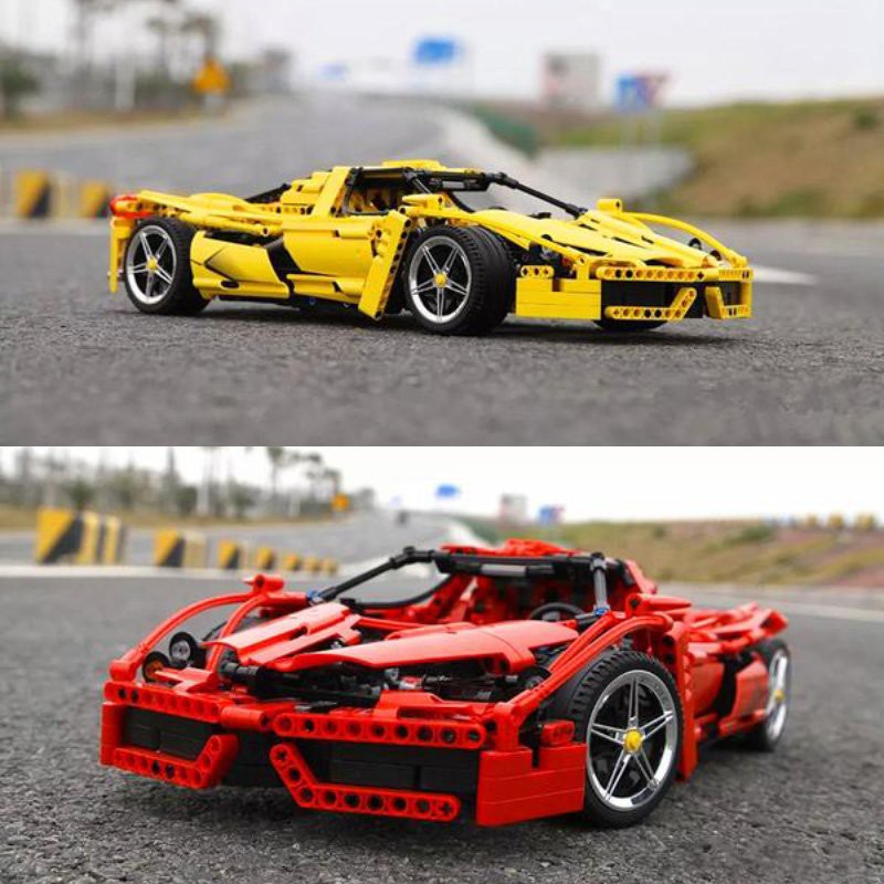 （CÓ SẴN）Đồ chơi lắp ráp mô hinh TECHINIC decool 3382A/3382B mô hình siêu xe Enzo Racing Supercar