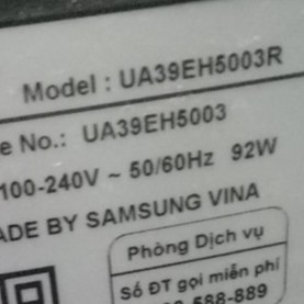 Bo khiển 39EH5003, UA39EH5003