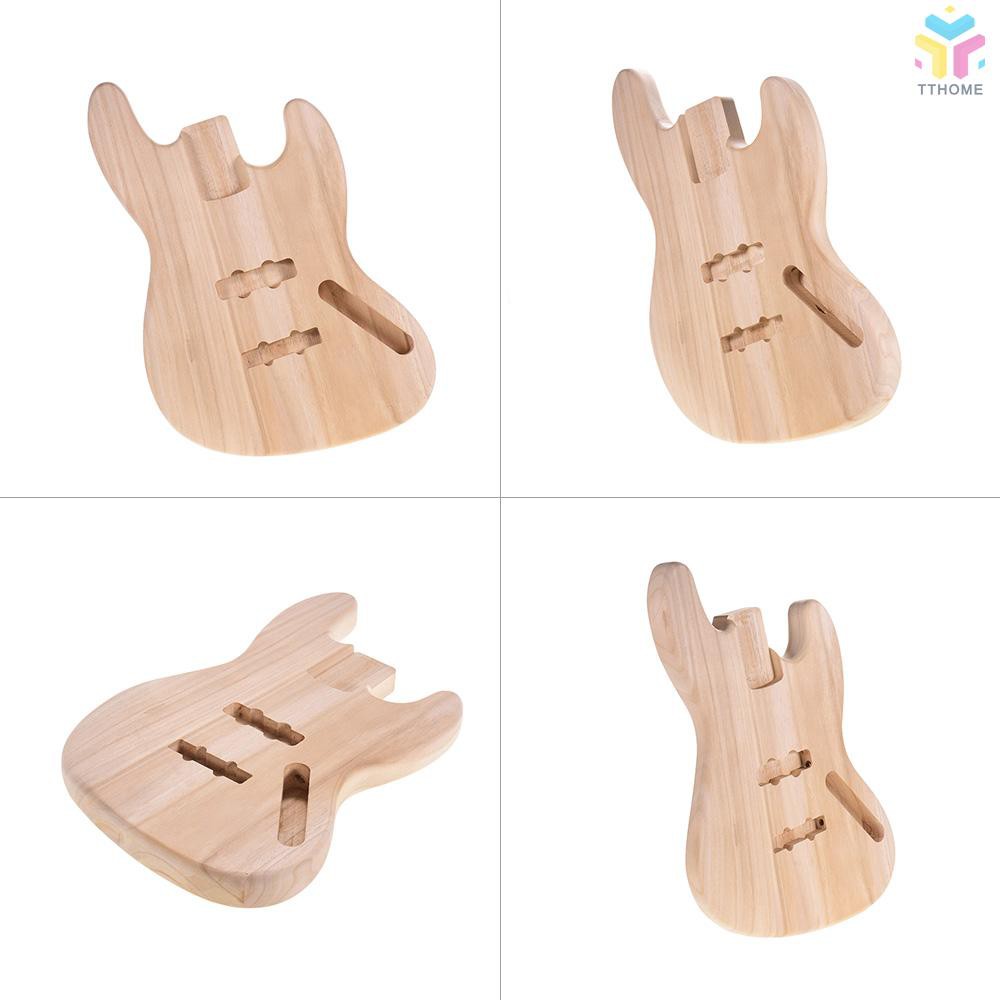 Thùng đàn bằng gỗ chưa hoàn thành Muslady JB-T02 cho guitar bass phong cách JB