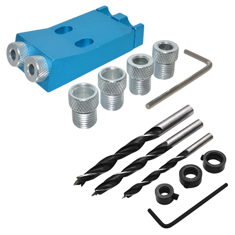 Bộ Mũi Khoan Góc 15 Độ Bằng Hợp Kim Nhôm Chuyên Dụng Cho Chế Biến Gỗ