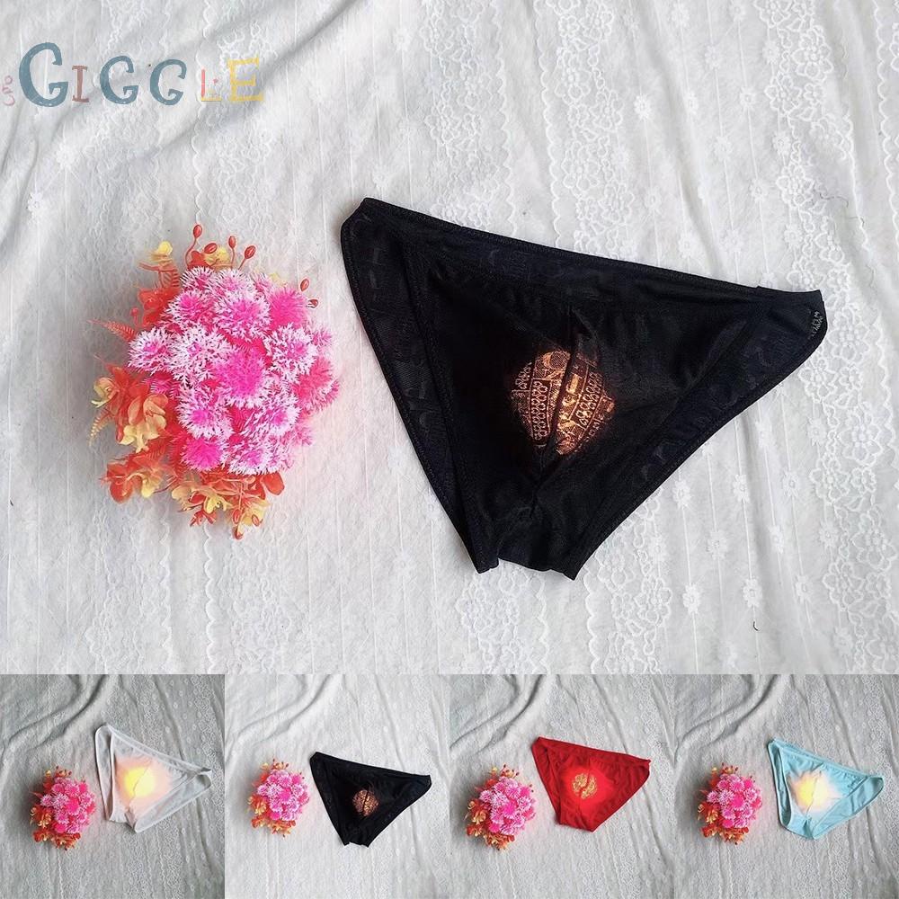 Men Underpant Shorts Sheer Bulge Stretchy Underwear Breathable Comfort