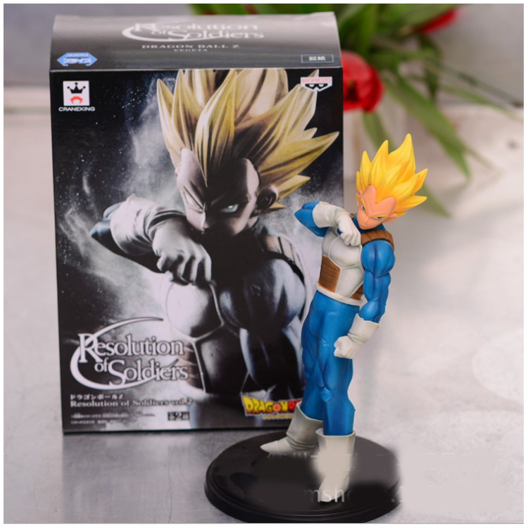 Mô hình Figure Vegeta Super Saiyan Dragon Ball 7 viên ngọc rồng đồ chơi trẻ em bằng nhựa PVC cao cấp