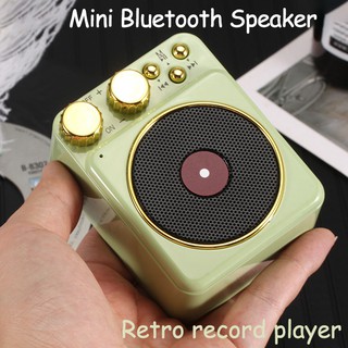 Loa Bluetooth Không Dây Nhỏ Gọn Phong Cách Retro