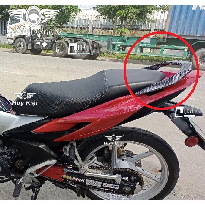 Cảng Sau Tay Dắt Winner X, V2, V3 Winner 150 V1 Nhôm Sơn Carbon Kiểu Dáng Spark