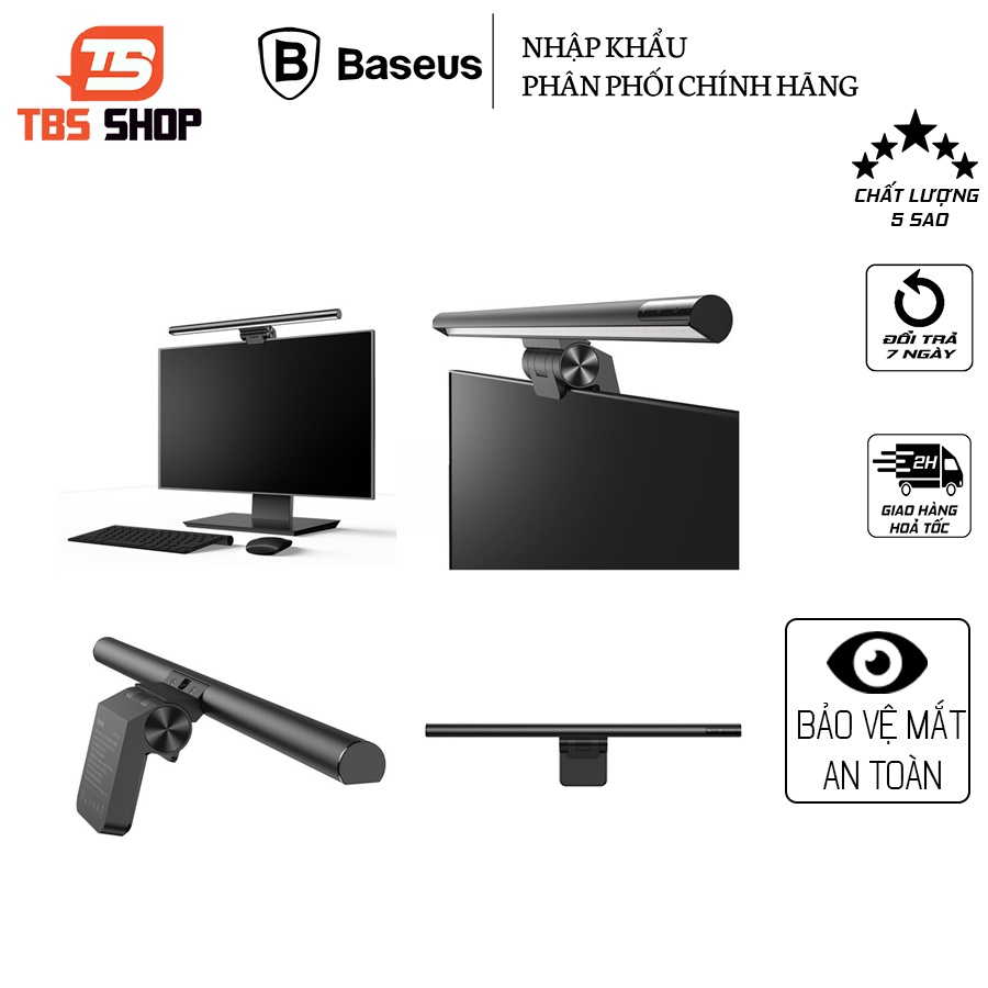 Đèn treo màn hình Baseus B01 Led bảo bệ mắt chính hãng