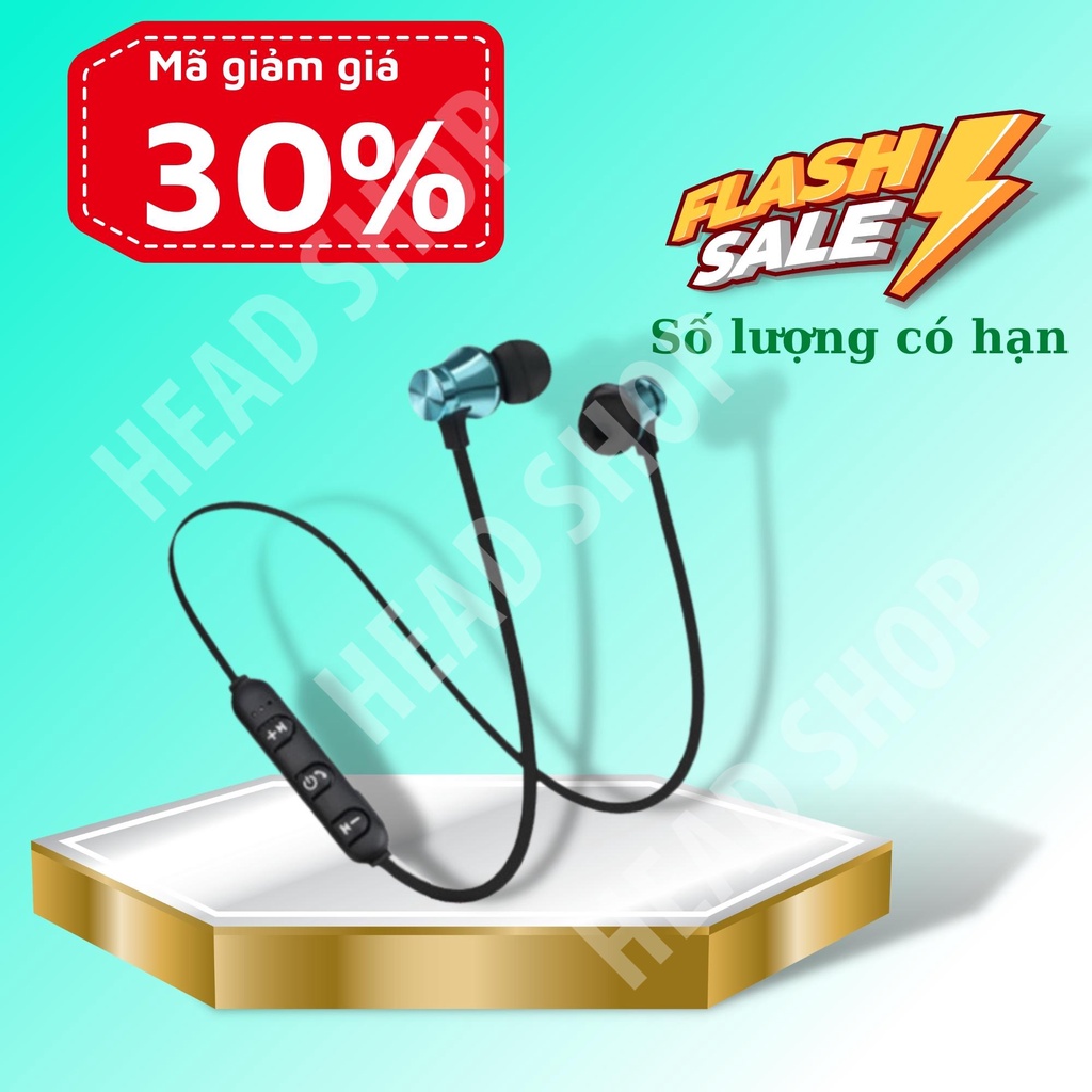 Tai nghe Bluetooth 4.2 âm thanh siêu hay giá siêu rẻ XT1  HEAD SHOP