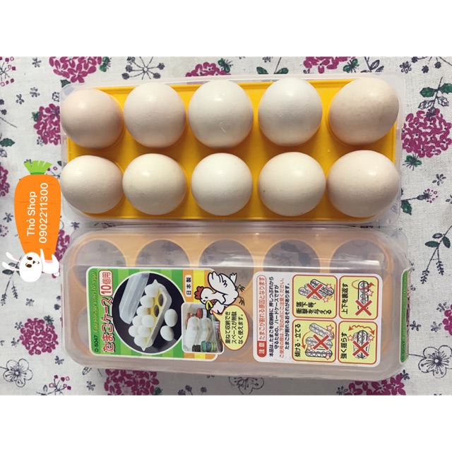 Khay đựng trứng Nhật Bản (10 ngăn)