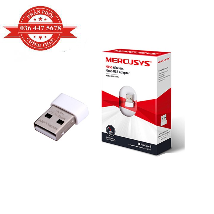 USB thu wifi Mercusys MW150US - Hàng Chính Hãng