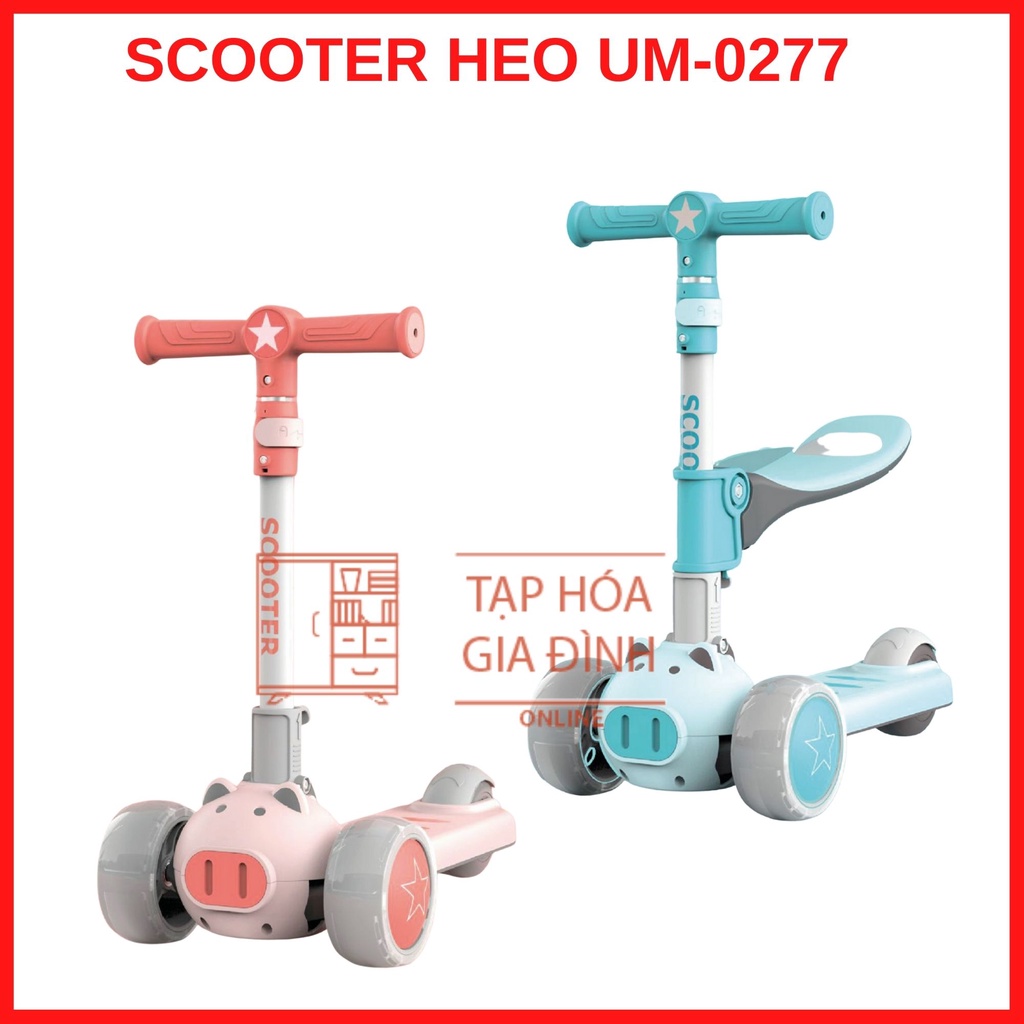 Xe scooter heo umoo chính hãng cho bé