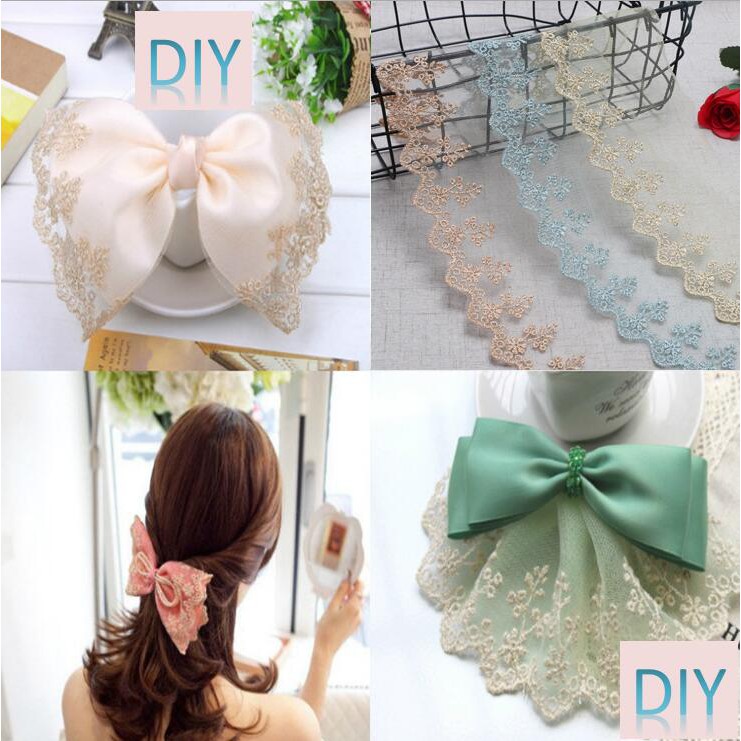 Cuộn Dây Ruy Băng Thêu Ren Rộng 10.5 Thước 1 Yard (0.9M)