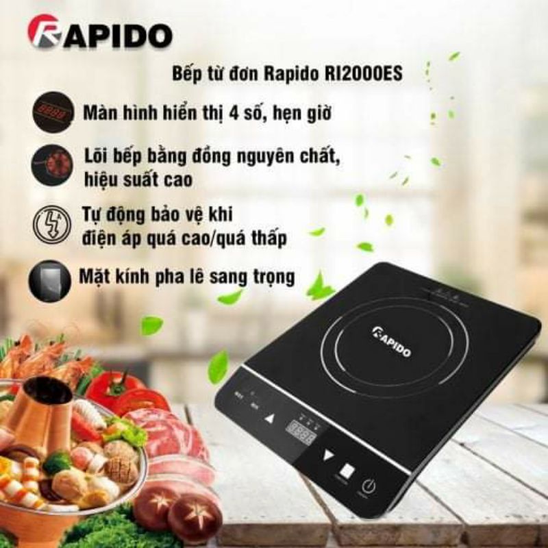 BẾP TỪ ĐƠN RAPIDO