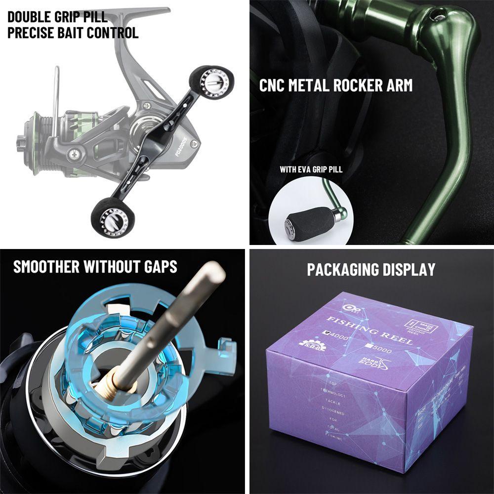 Guồng Quay Câu Cá Bằng Thép Không Gỉ 5.0: 1