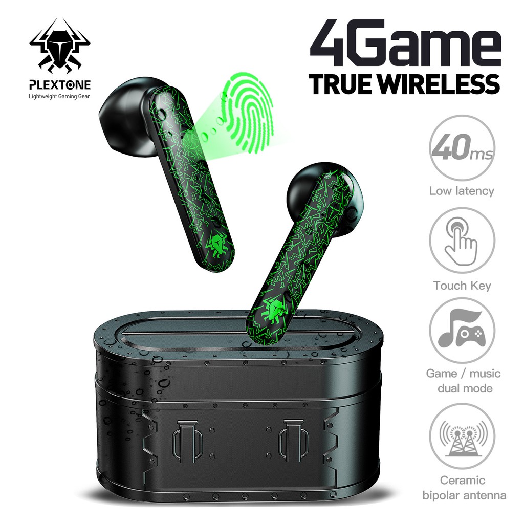 Tai nghe bluetooth plextone 4game phiên bản 2021,độ trễ 40ms,bluetooth 5.1 chơi game cực tốt