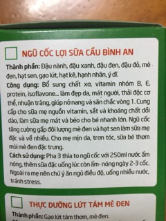 Combo ngũ cốc + cao chè vằng