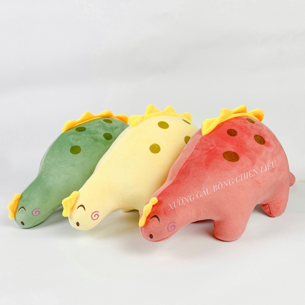 Gấu bông gối ôm bò | khủng long dễ thương | Gối ôm cho bé | Size 35cm