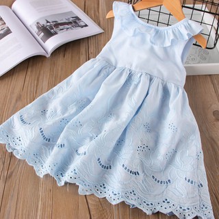 Đầm công chúa thắt nơ xinh xắn cho bé gái
