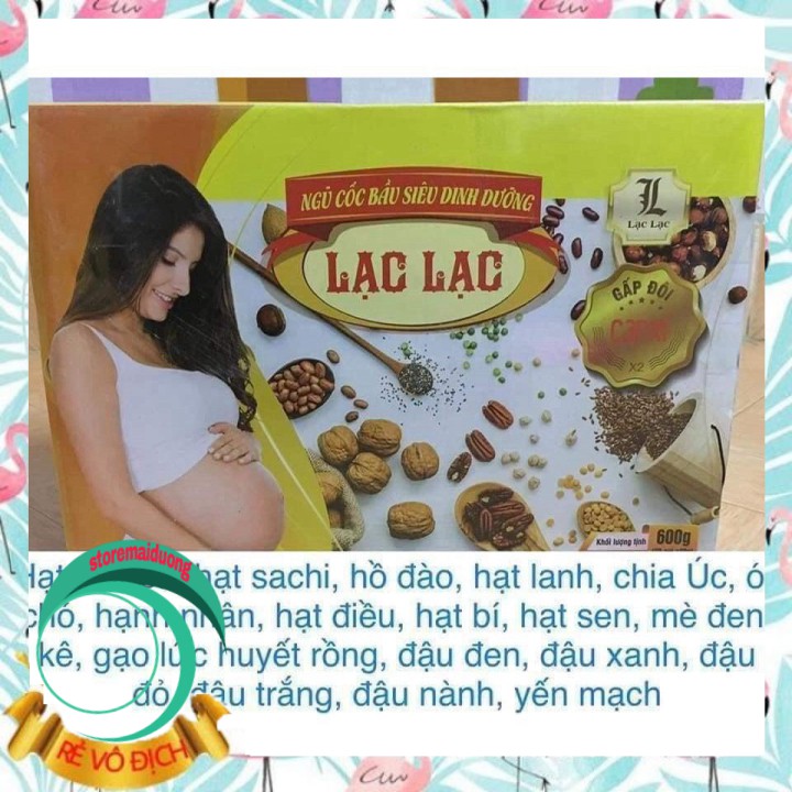 Ngũ Cốc Bà Bầu Lạc Lạc - Ngũ Cốc Bầu - Ngũ Cốc Dinh Dưỡng Chuyên Dùng Cho Bà Bầu Loại Đặc Biệt