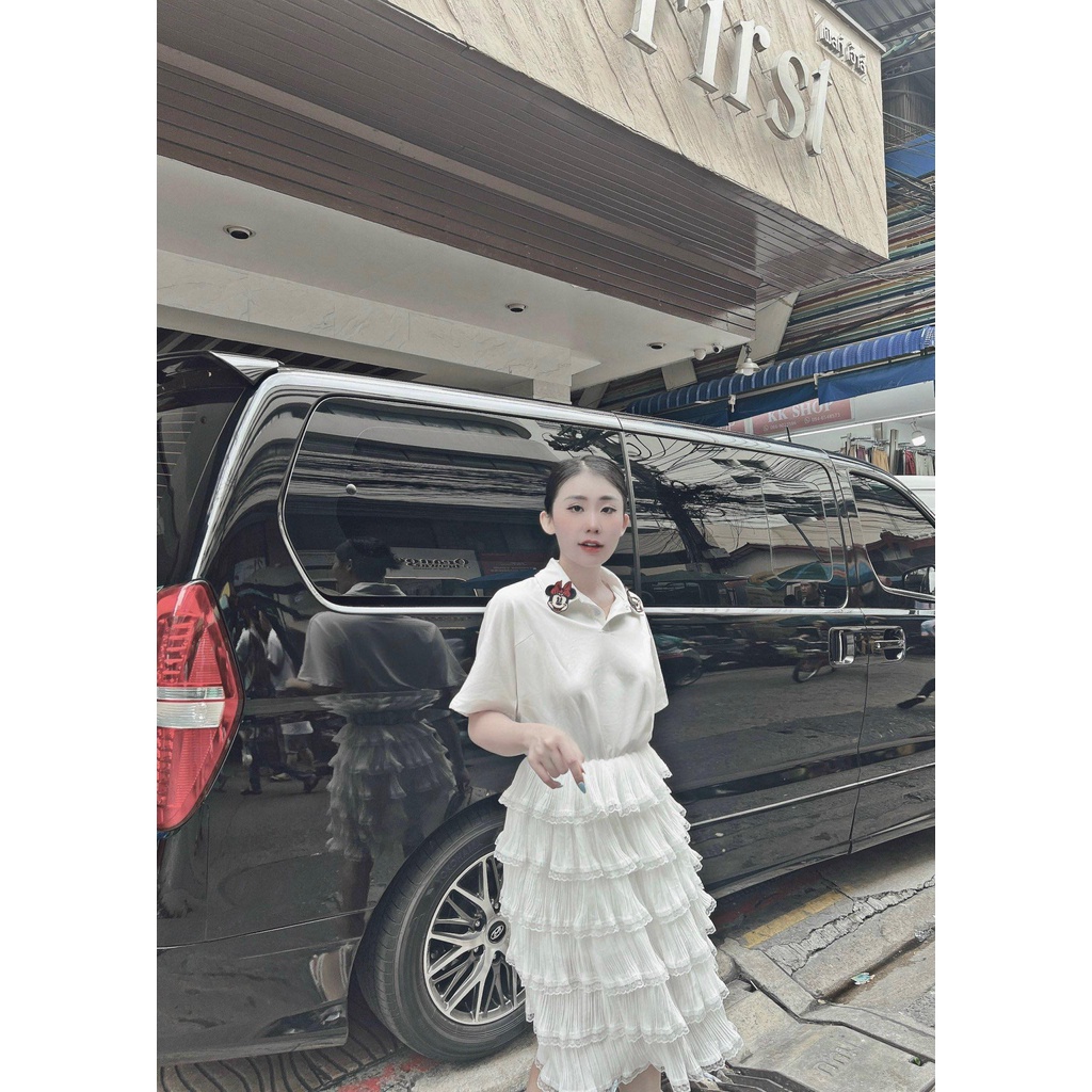 Đầm mickey tầng
