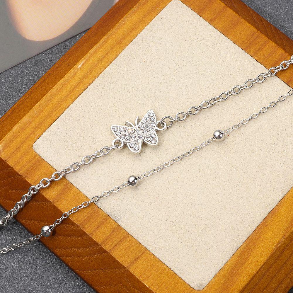 Vòng Tay Nhiều Lớp Thời Trang Mùa Hè Xinh Xắn|Chuỗi Hạt Trái Tim Bãi Biển Có Thể Điều Chỉnh