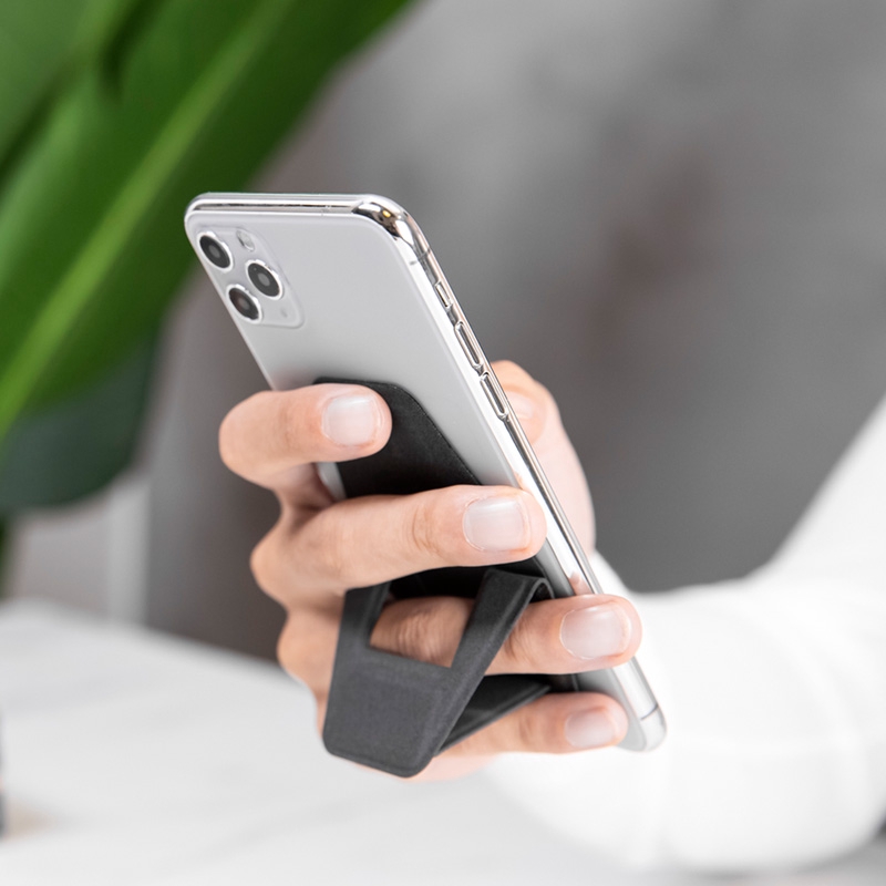 Giá đỡ điện thoại gắn xe hơi siêu mỏng có khe cắm thẻ và từ tính thiết kế có thể gập lại