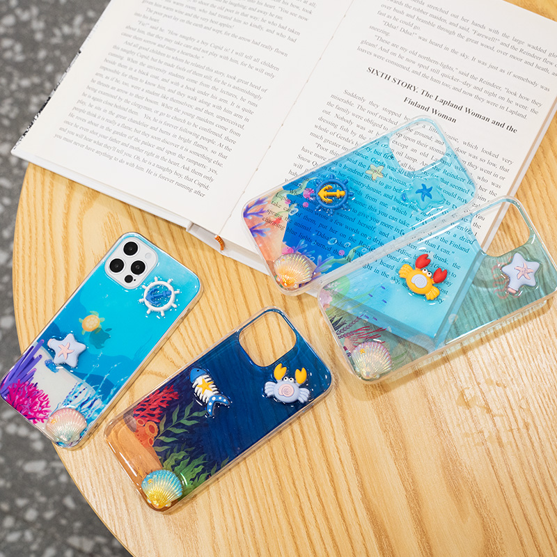 Ốp Điện Thoại Họa Tiết Đại Dương Độc Đáo Cho iPhone 6 6plus 7 7plus 8 8plus X Xr Xs 11 12 Pro Max Plus Pro Max | BigBuy360 - bigbuy360.vn
