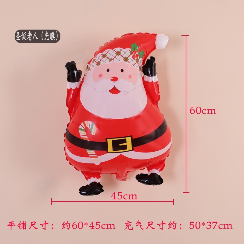 Bóng tráng nhôm 60cm hình ông già noel