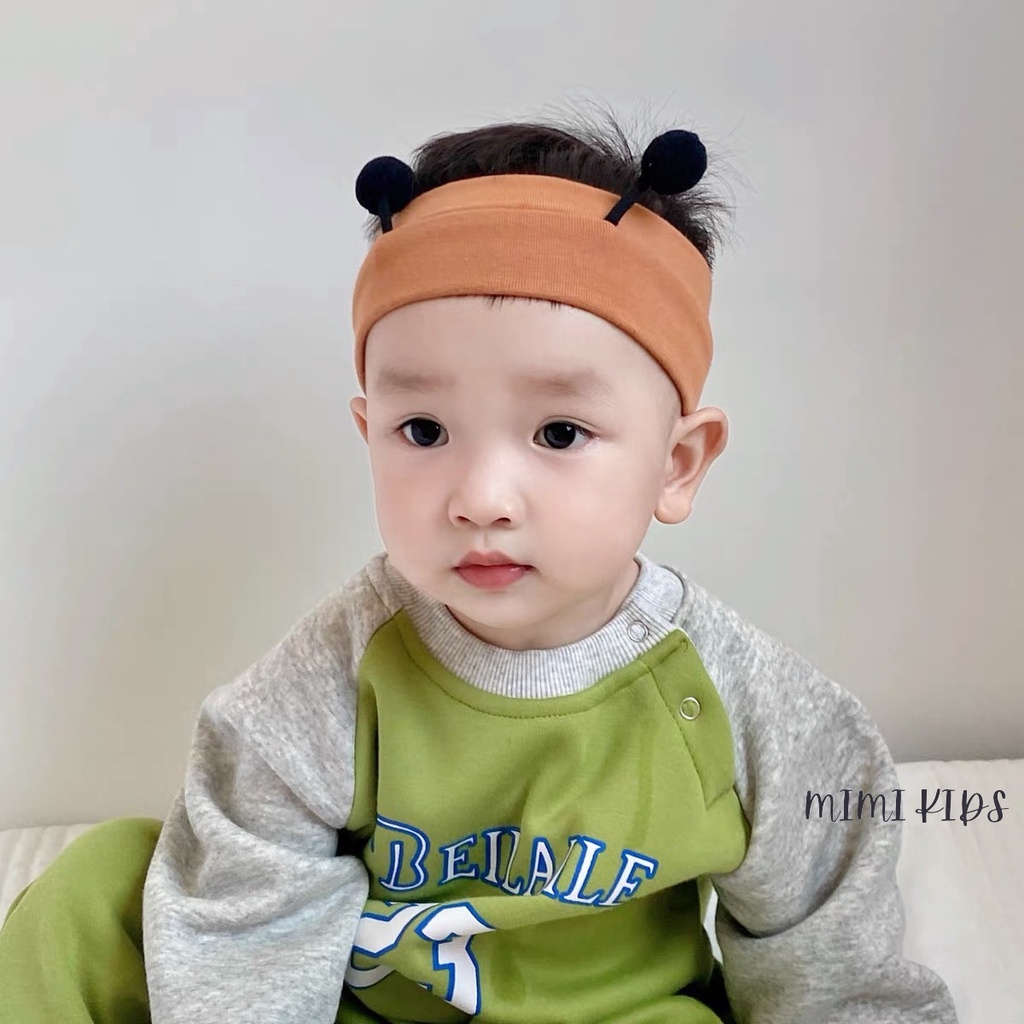 Turban băng đô ong phong cách Hàn Quốc đáng yêu cho bé Mimi Kids BD30