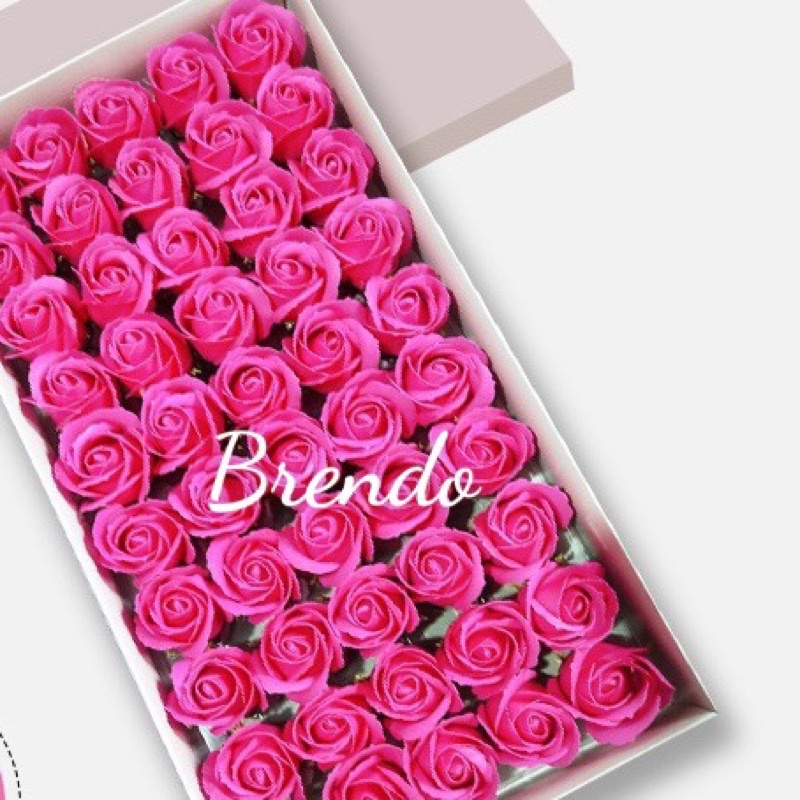 1 bông hoa sáp sắc màu siêu dễ thương 😍😍 - hồng sáp thơm - VPP Brendo