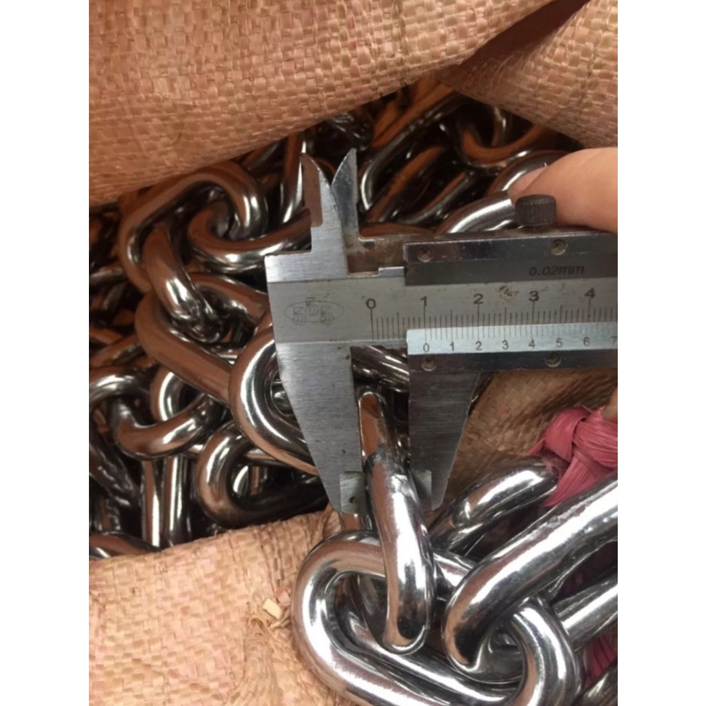 Dây Xích INOX 304 chuẩn xịn 6mm.Kimkhinhatphat