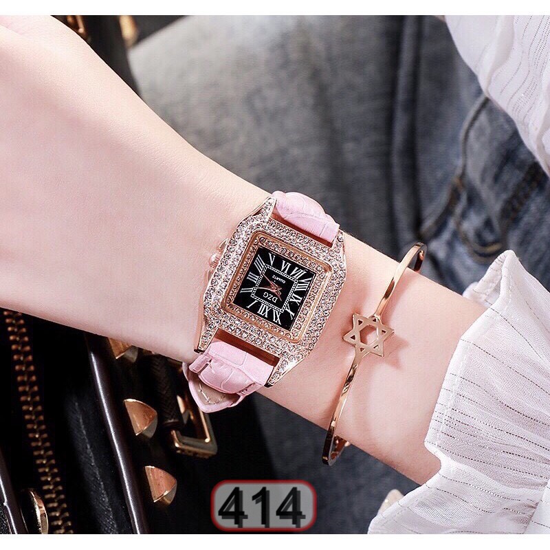 ĐỒNG HỒ NỮ DÂY DA DZG MẶT VUÔNG 414 KAMY SANG CHẢNH CỰC HOT | BigBuy360 - bigbuy360.vn