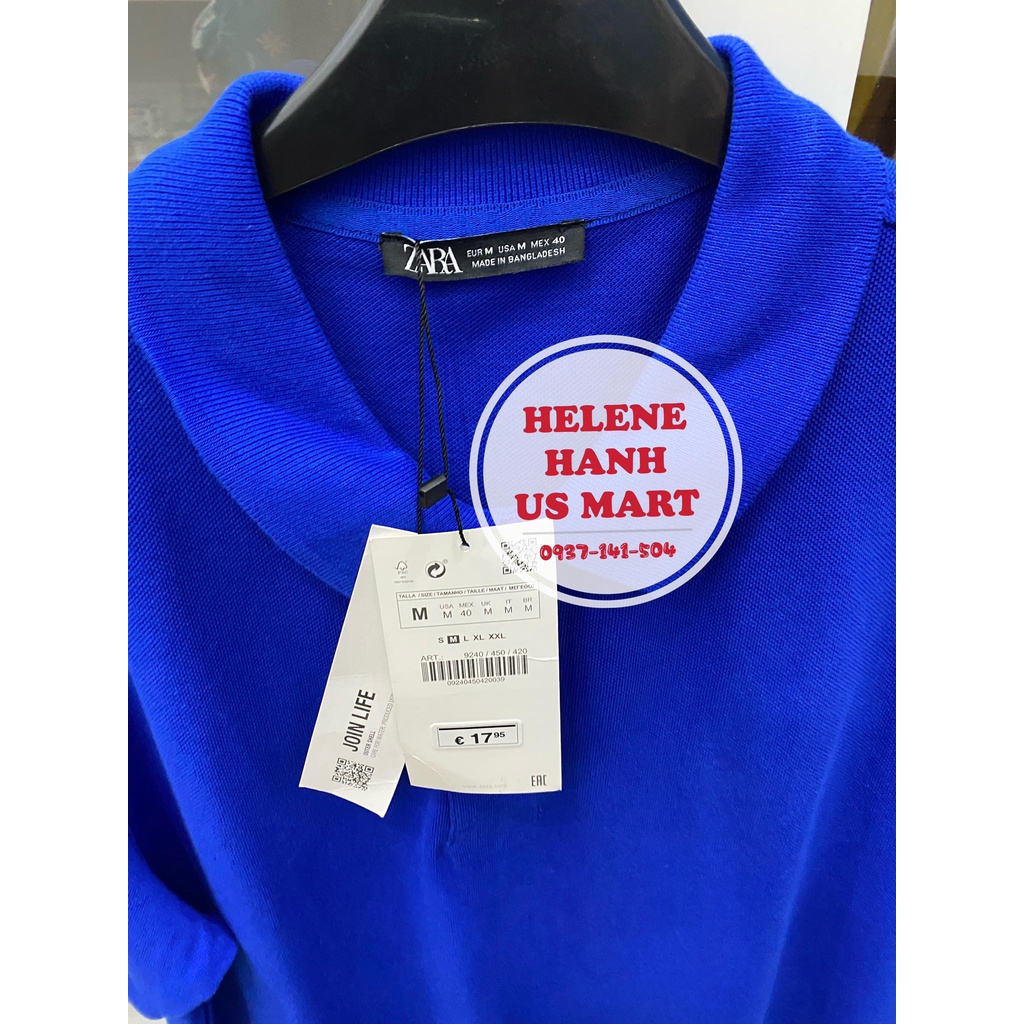 Áo thun POLO Zara Nam Size M,L