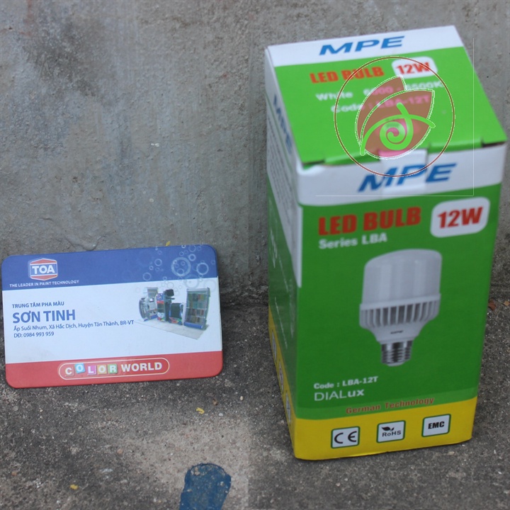 Đèn Led MPE - BẦU NHÔM TẢN NHIỆT TỐT- Bóng búp tròn 12W 20W 30W 40W 50WE27 LB LBA siêu sánG