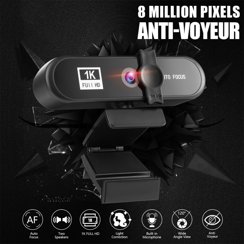 ✨Hàng sẵn sàng✨Webcam 1080p 2k 4k Hd Usb Kèm Giá Đỡ Dành Cho Máy Tính | BigBuy360 - bigbuy360.vn