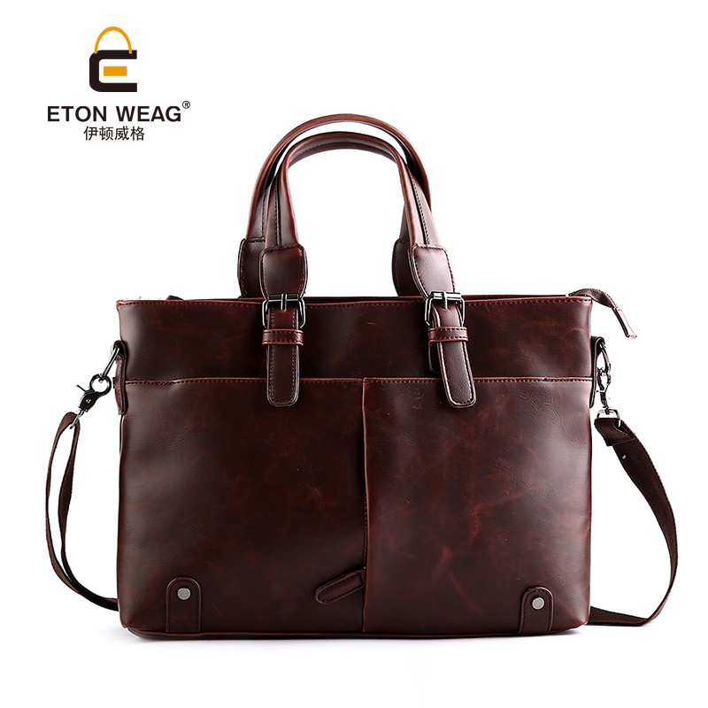 Túi xách màu trơn kiểu Hàn phong cách cổ điển dành cho bạn nam | BigBuy360 - bigbuy360.vn