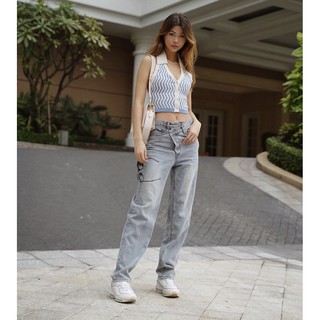 Quần jeans cross button pants