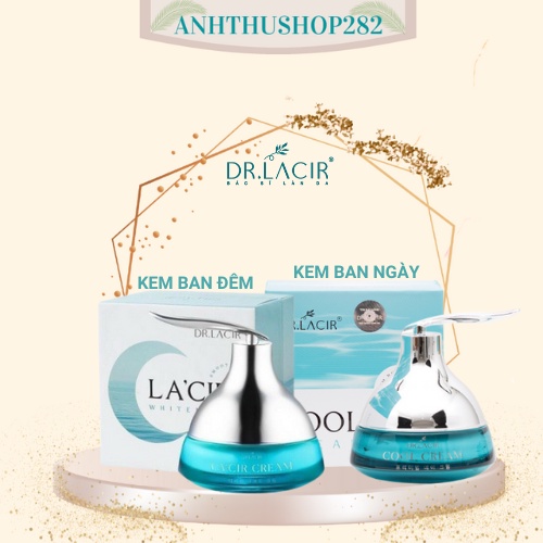 Kem dưỡng trắng da anhthushop Kem dưỡng ẩm Dr lacir Cool Cream Kem dưỡng ban đêm Lacir chính hãng