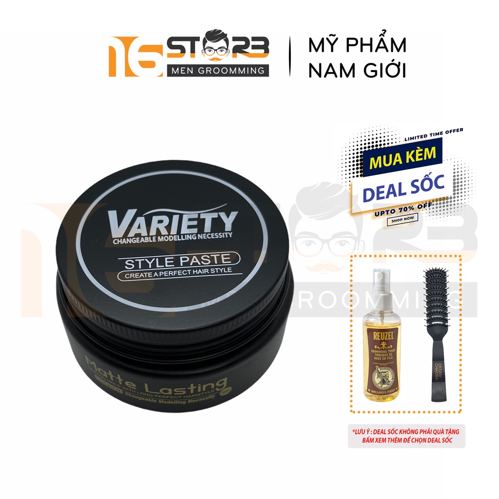 Sáp Vuốt Tóc Variety Matte Lasting 100ml